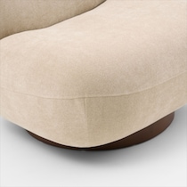 elise neutral swivel chair   