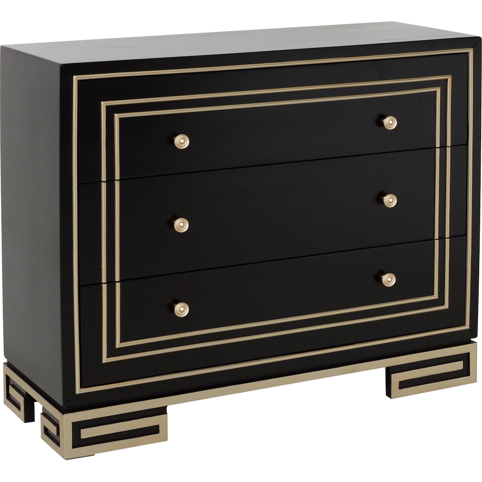 elisha black dresser   