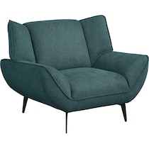 elizabeth blue accent chair   