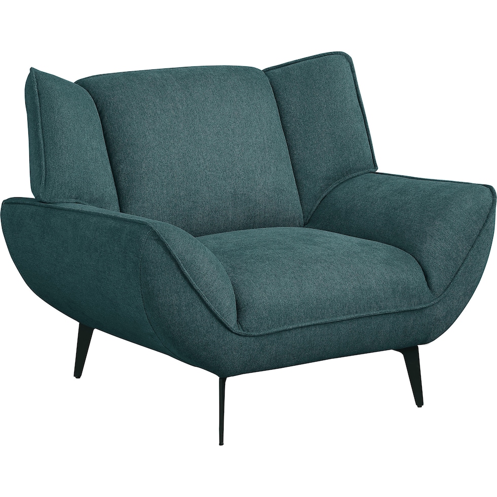 elizabeth blue accent chair   