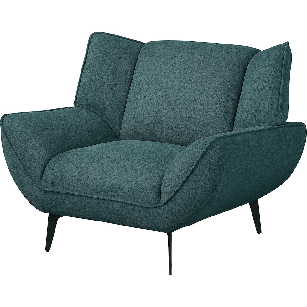 elizabeth blue accent chair   