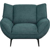 elizabeth blue accent chair   