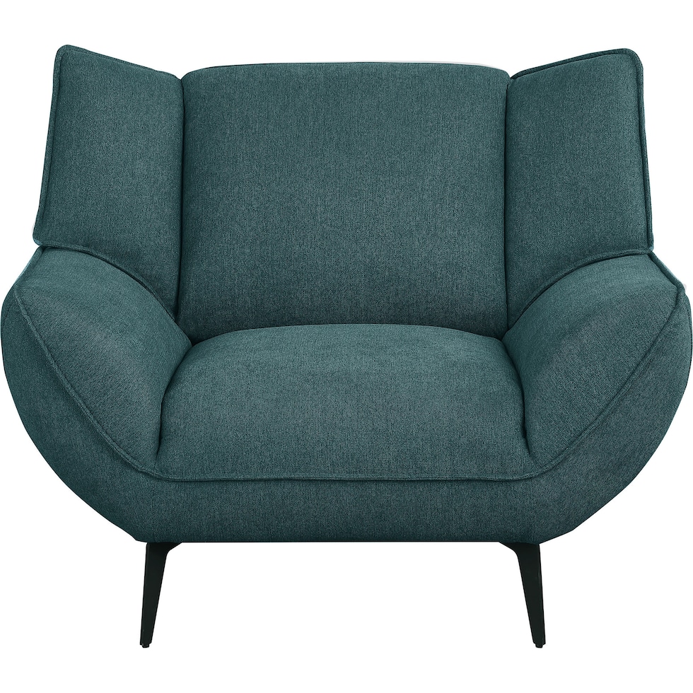 elizabeth blue accent chair   