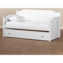 ellamay white twin bed   