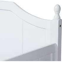 ellamay white twin bed   