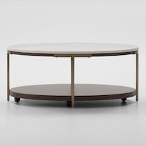 elle occasional cherry coffee table   