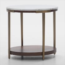 elle occasional cherry end table   