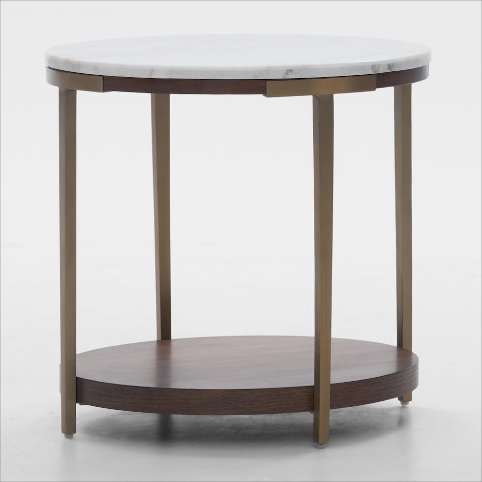 elle occasional cherry end table   