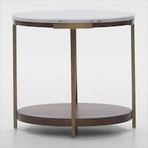 elle occasional cherry end table   