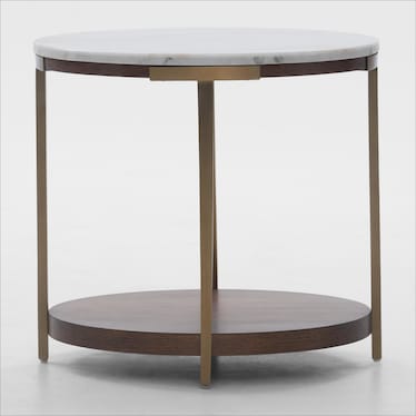 Elle Oval End Table