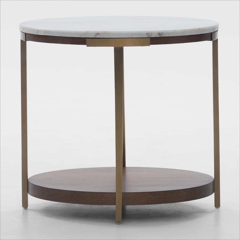 elle occasional cherry end table   