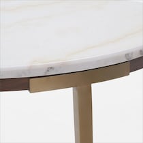 elle occasional cherry end table   
