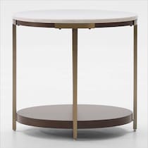 elle occasional cherry end table   