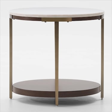 Elle Oval End Table