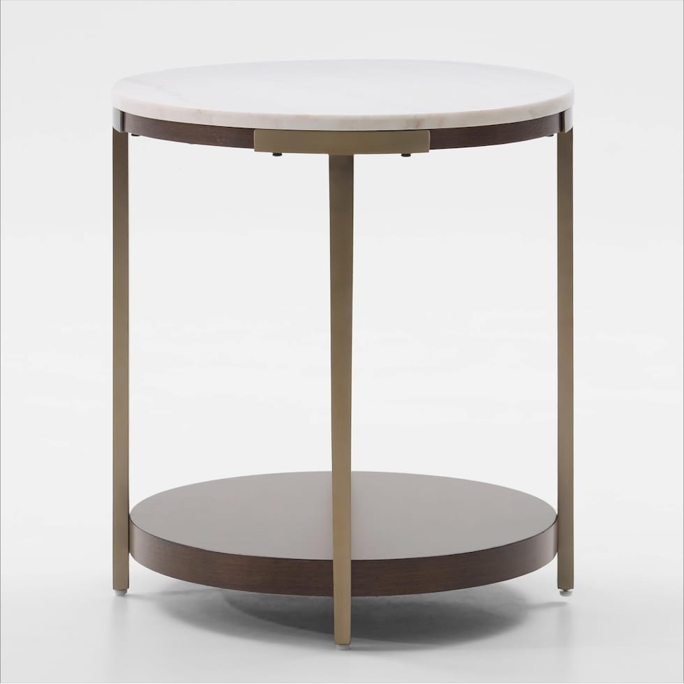elle occasional cherry end table   