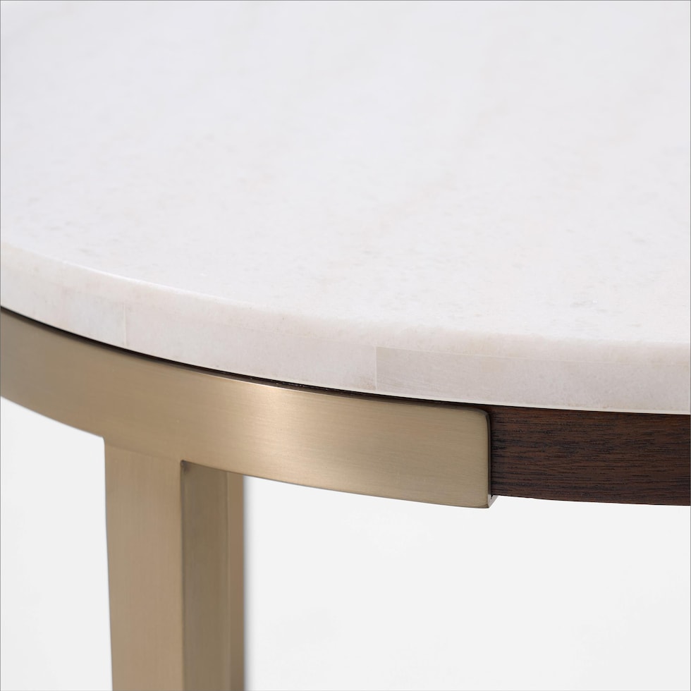 elle occasional cherry end table   