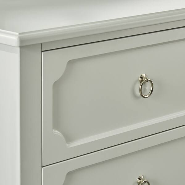 Elle Charging Nightstand Gray American Signature Furniture