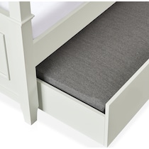 elle gray twin bed with trundle   