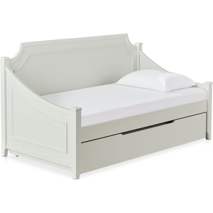 Elle Twin Trundle Daybed - Gray