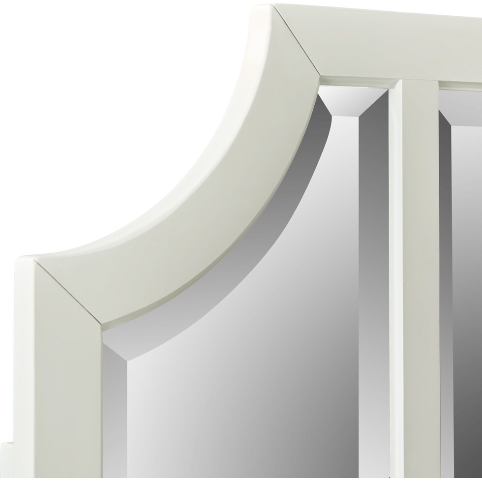 elle gray vanity desk   