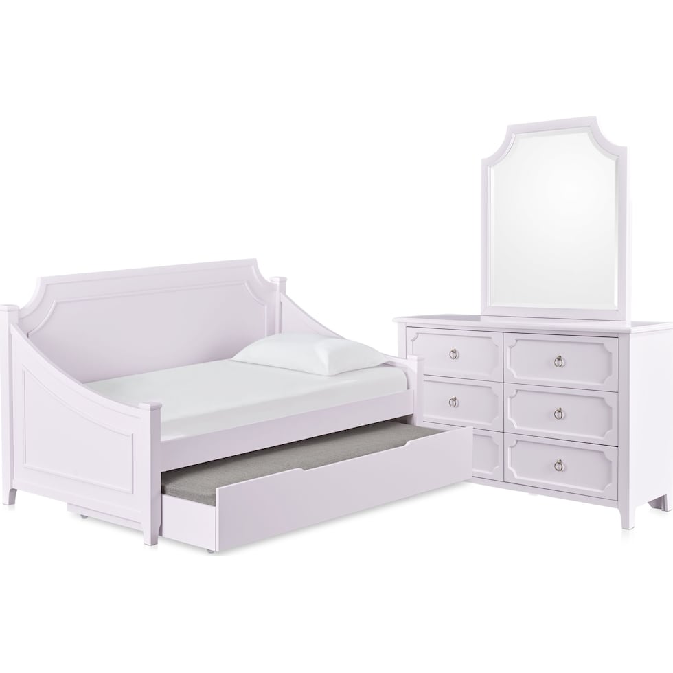 elle purple  pc twin bedroom   