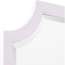 elle purple dresser & mirror   