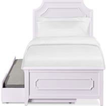 elle purple twin bed with trundle   