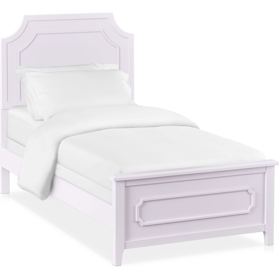 elle purple twin bed   