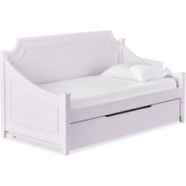 elle purple twin daybed with trundle   