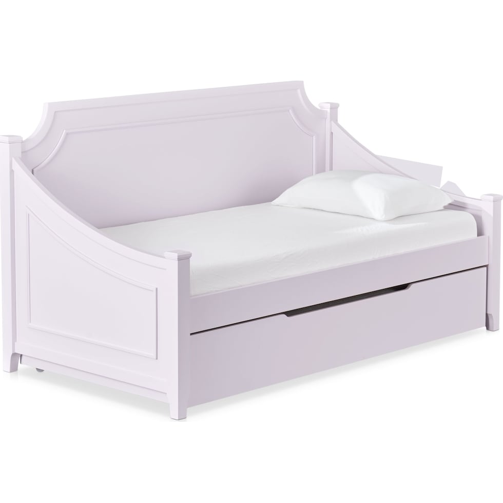 elle purple twin daybed with trundle   