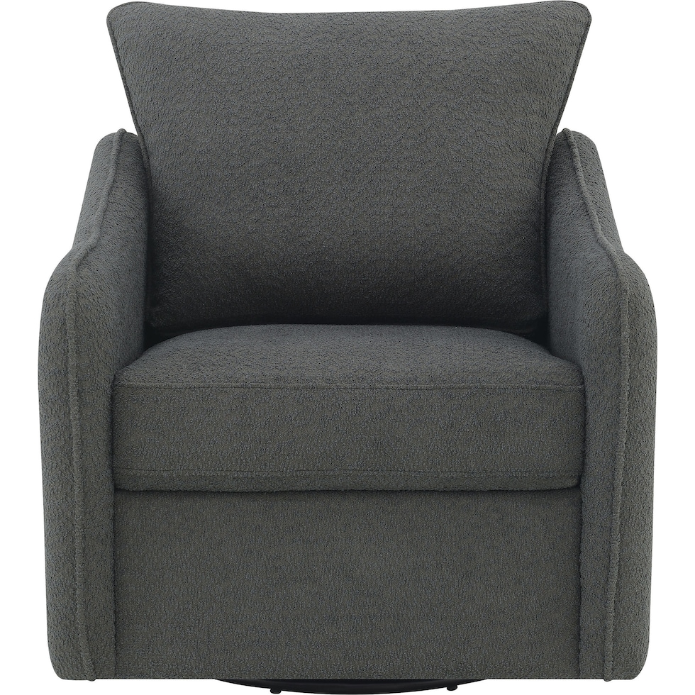 ellorie gray swivel glider chair   