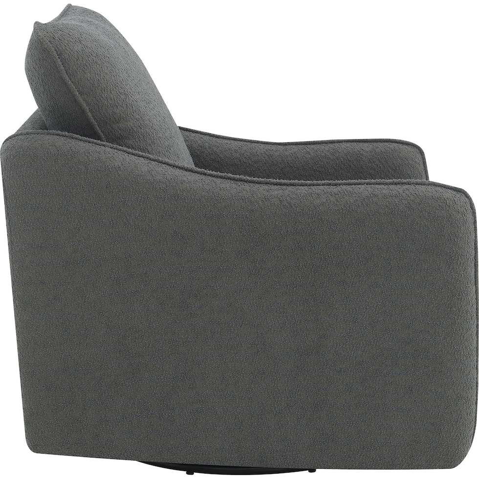 ellorie gray swivel glider chair   