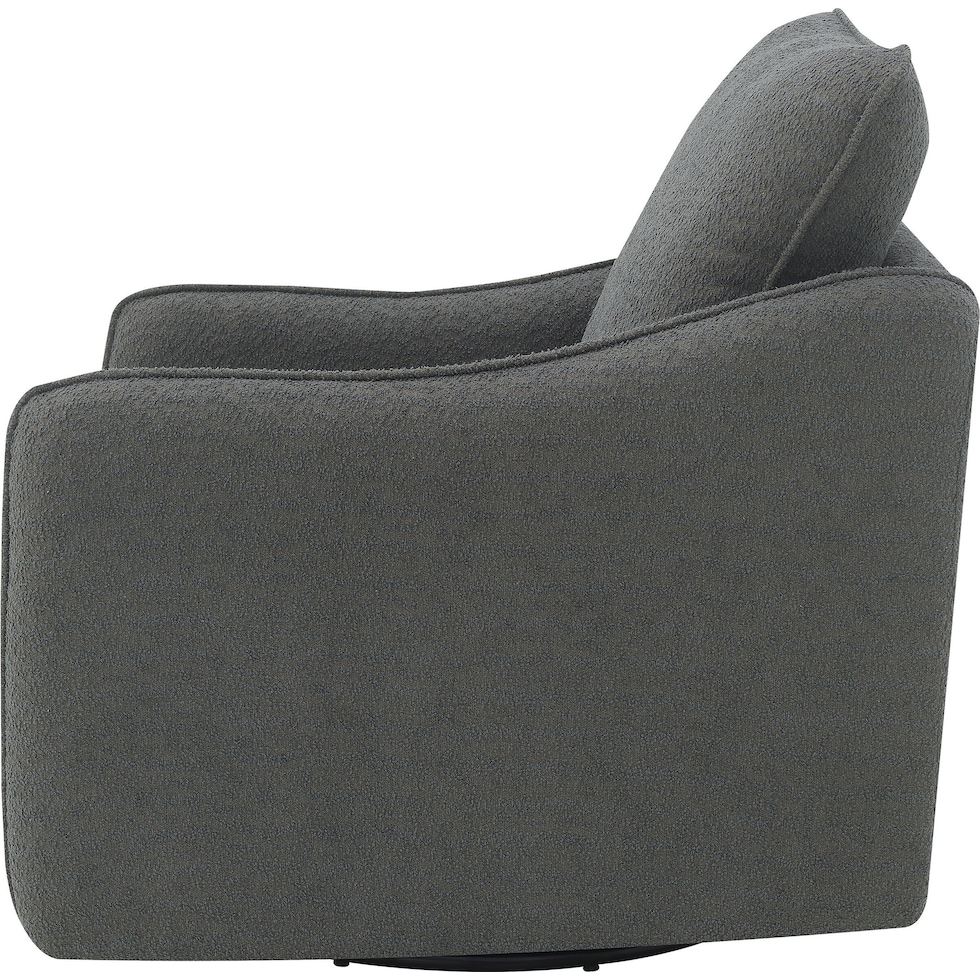 ellorie gray swivel glider chair   
