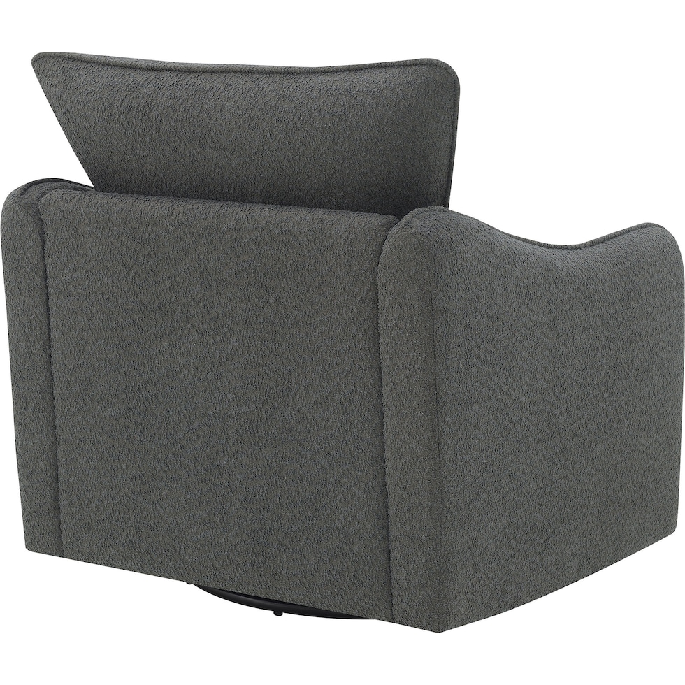 ellorie gray swivel glider chair   