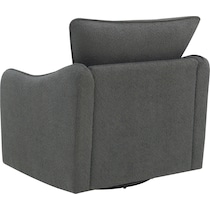 ellorie gray swivel glider chair   