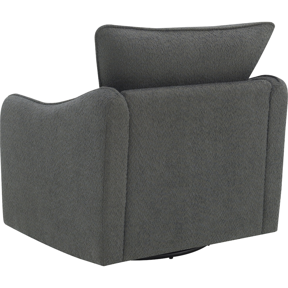 ellorie gray swivel glider chair   