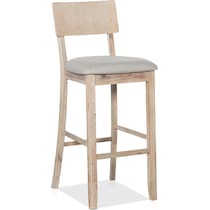 elmer gray bar stool   