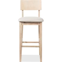 elmer gray bar stool   
