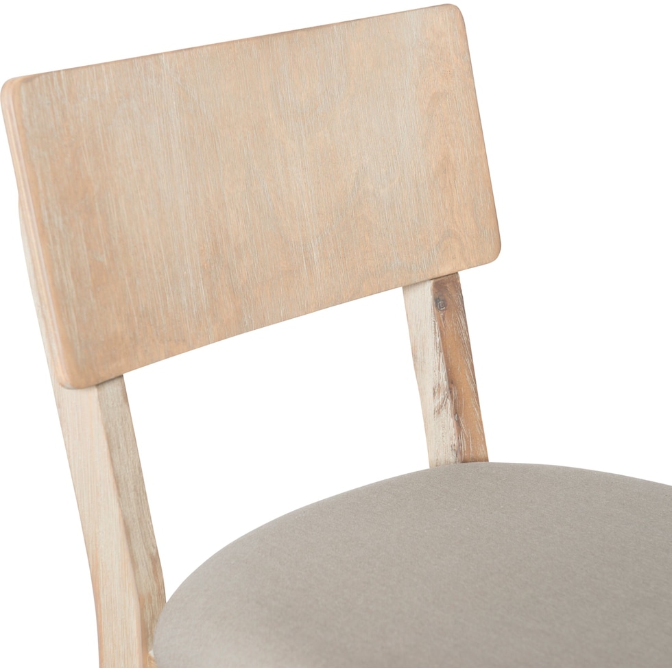 elmer gray bar stool   