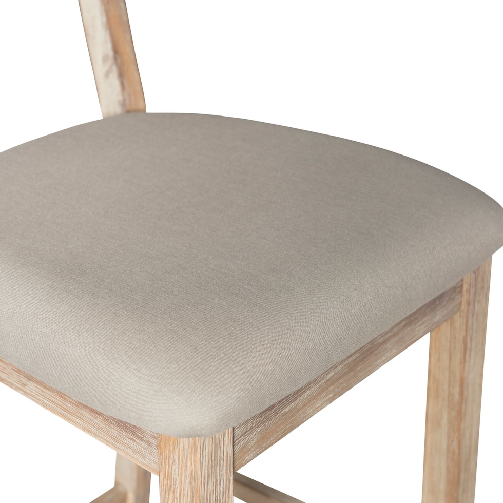 elmer gray bar stool   