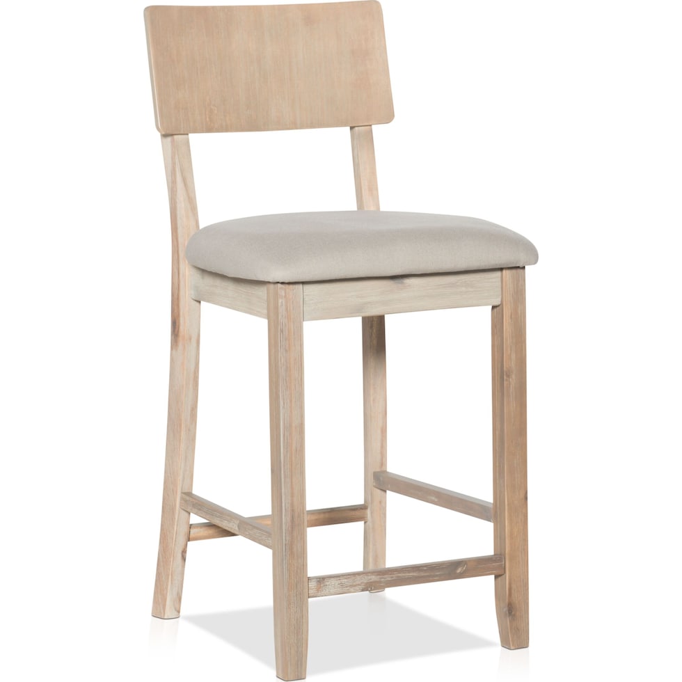 elmer gray counter height stool   