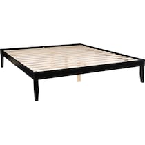 elna black king bed   