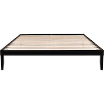 elna black king bed   