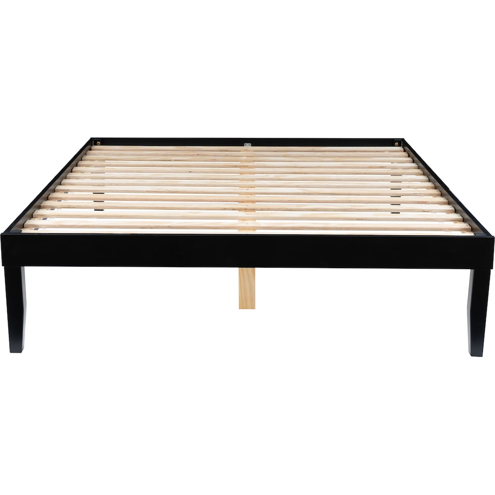elna black queen bed   