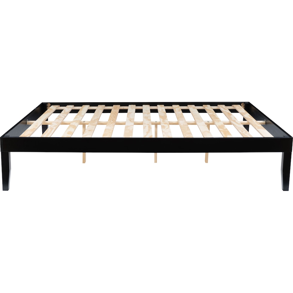 elna black queen bed   