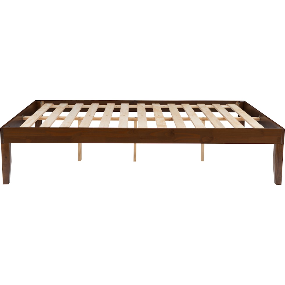 elna dark brown full bed   