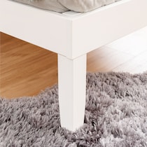 elna white twin bed   