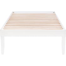 elna white twin bed   