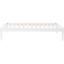 elna white twin bed   