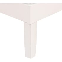elna white twin bed   